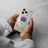 Arizona Diamondbacks 1999-2006 - Cooperstown Collection Pinstripe Glitter Phone Case for Apple iPhone