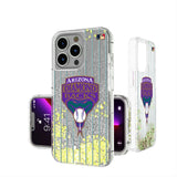 Arizona Diamondbacks 1999-2006 - Cooperstown Collection Pinstripe Glitter Phone Case for Apple iPhone