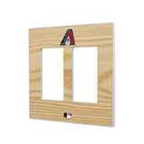 Arizona Diamondbacks Baseball Bat Hidden-Screw Light Switch Plate
