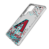 Arizona Diamondbacks Confetti Clear Phone Case for Samsung Galaxy