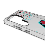 Arizona Diamondbacks Confetti Clear Phone Case for Samsung Galaxy