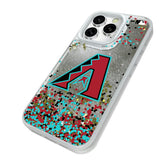 Arizona Diamondbacks Confetti Glitter Phone Case for Apple iPhone