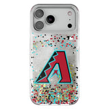 Arizona Diamondbacks Confetti Glitter Phone Case for Apple iPhone