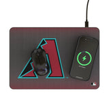 Arizona Diamondbacks Linen 15-Watt Wireless Charger and Mouse Pad