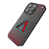 Arizona Diamondbacks Linen Black Bling Phone Case for Apple iPhone