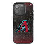 Arizona Diamondbacks Linen Black Bling Phone Case for Apple iPhone