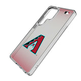Arizona Diamondbacks Linen Clear Phone Case for Samsung Galaxy
