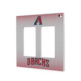 Arizona Diamondbacks Linen Hidden-Screw Light Switch Plate