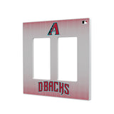 Arizona Diamondbacks Linen Hidden-Screw Light Switch Plate