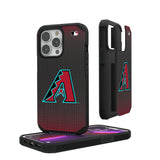 Arizona Diamondbacks Linen Rugged Phone Case for Apple iPhone
