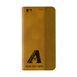 Arizona Diamondbacks Personalized Burn Folio Phone Case for Apple iPhone