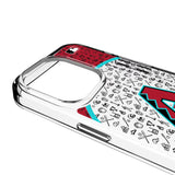 Arizona Diamondbacks Personalized Circle Clear Phone Case for Apple iPhone