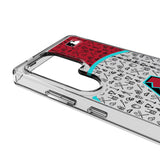 Arizona Diamondbacks Personalized Circle Clear Phone Case for Samsung Galaxy