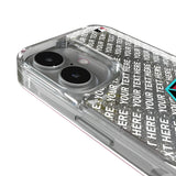 Arizona Diamondbacks Personalized EndZone Plus Glitter Phone Case for Apple iPhone