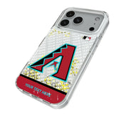 Arizona Diamondbacks Personalized EndZone Plus Glitter Phone Case for Apple iPhone