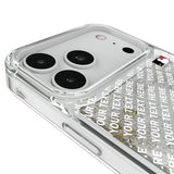 Arizona Diamondbacks Personalized EndZone Plus Glitter Phone Case for Apple iPhone