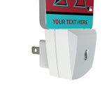 Arizona Diamondbacks Personalized Endzone Solid Night Light 2-Pack