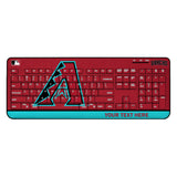 Arizona Diamondbacks Personalized Endzone Solid Wireless USB Keyboard