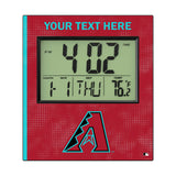 Arizona Diamondbacks Personalized Hatch Wall Clock