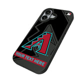 Arizona Diamondbacks Personalized Tilt Bump Phone Case for Apple iPhone