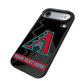 Arizona Diamondbacks Personalized Tilt Bump Phone Case for Apple iPhone