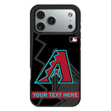 Arizona Diamondbacks Personalized Tilt Bump Phone Case for Apple iPhone