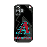 Arizona Diamondbacks Personalized Tilt Bump Phone Case for Apple iPhone