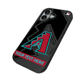 Arizona Diamondbacks Personalized Tilt Bump Phone Case for Apple iPhone