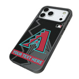 Arizona Diamondbacks Personalized Tilt Bump Phone Case for Apple iPhone