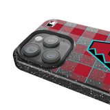 Arizona Diamondbacks Plaid Black Bling Phone Case for Apple iPhone
