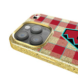 Arizona Diamondbacks Plaid Bling Phone Case for Apple iPhone