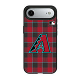 Arizona Diamondbacks Plaid MagSafe Compatible Phone Case for Apple iPhone