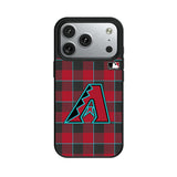 Arizona Diamondbacks Plaid MagSafe Compatible Phone Case for Apple iPhone