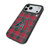 Arizona Diamondbacks Plaid MagSafe Compatible Phone Case for Apple iPhone