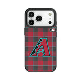 Arizona Diamondbacks Plaid MagSafe Compatible Phone Case for Apple iPhone