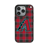 Arizona Diamondbacks Plaid MagSafe Compatible Phone Case for Apple iPhone
