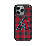 Arizona Diamondbacks Plaid MagSafe Compatible Phone Case for Apple iPhone