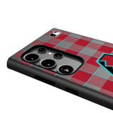 Arizona Diamondbacks Plaid MagSafe Compatible Phone Case for Samsung Galaxy