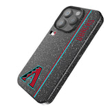 Arizona Diamondbacks Sidebar Black Bling Phone Case for Apple iPhone