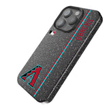 Arizona Diamondbacks Sidebar Black Bling Phone Case for Apple iPhone