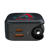 Arizona Diamondbacks Text Backdrop 2 in 1 USB A/C Charger