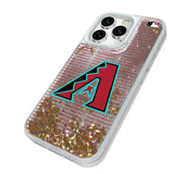 Arizona Diamondbacks Text Backdrop Glitter Phone Case for Apple iPhone