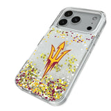 Arizona State University Sun Devils Confetti Glitter Phone Case for Apple iPhone