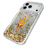 Arizona State University Sun Devils Confetti Glitter Phone Case for Apple iPhone
