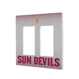 Arizona State University Sun Devils Linen Hidden-Screw Light Switch Plate