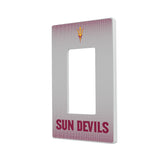 Arizona State University Sun Devils Linen Hidden-Screw Light Switch Plate