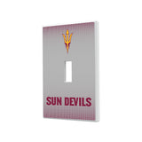 Arizona State University Sun Devils Linen Hidden-Screw Light Switch Plate