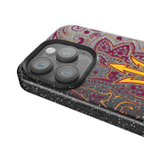Arizona State University Sun Devils Paisley Black Bling Phone Case for Apple iPhone