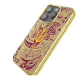 Arizona State University Sun Devils Paisley Bling Phone Case for Apple iPhone