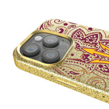 Arizona State University Sun Devils Paisley Bling Phone Case for Apple iPhone